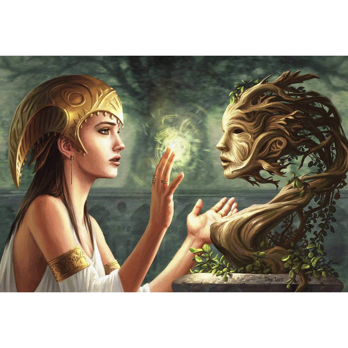 Druid&#39;s Deliverance Print - Print - Original Magic Art - Accessories for Magic the Gathering and other card games