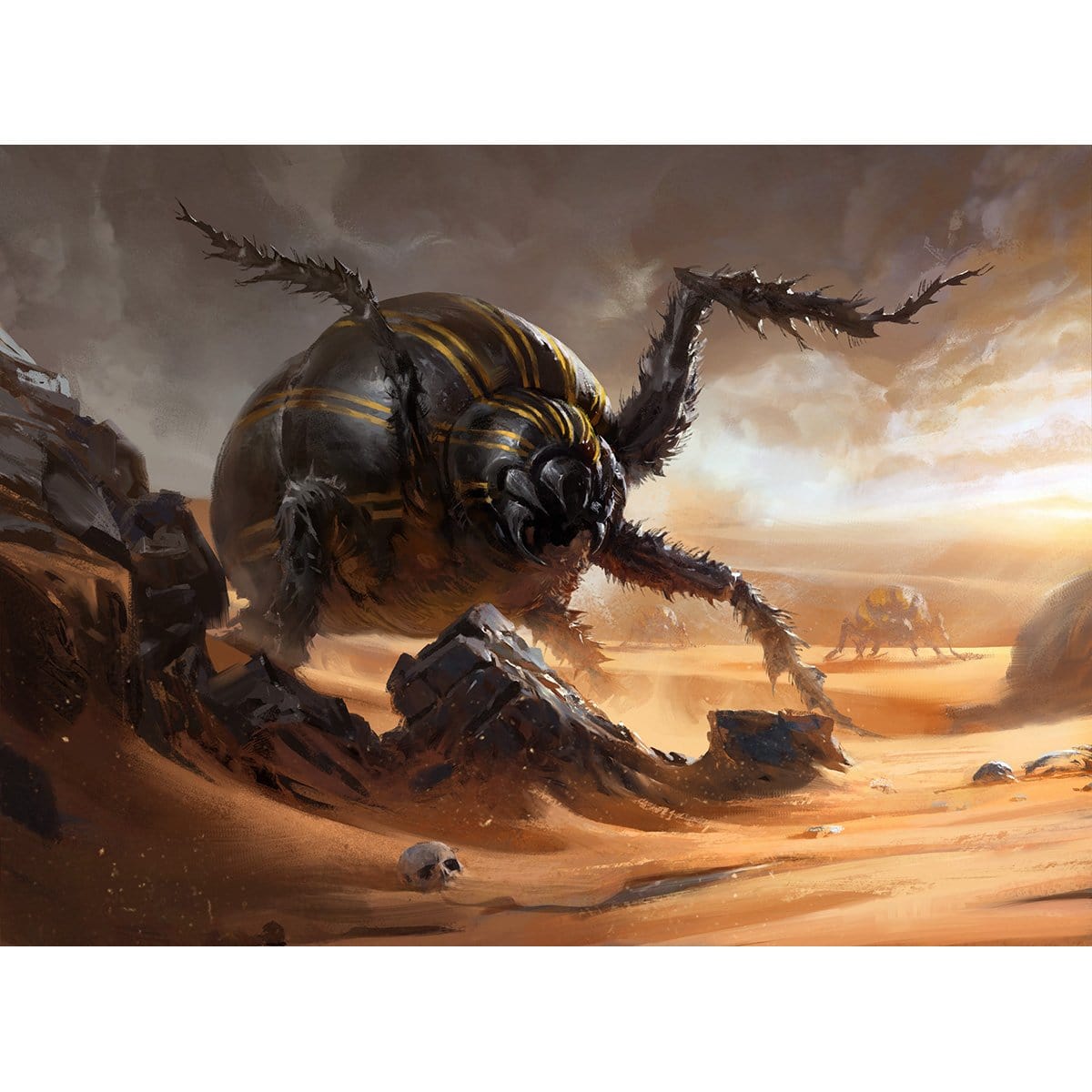 Dune Beetle Print - Print - Original Magic Art - Accessories for Magic the Gathering and other card games