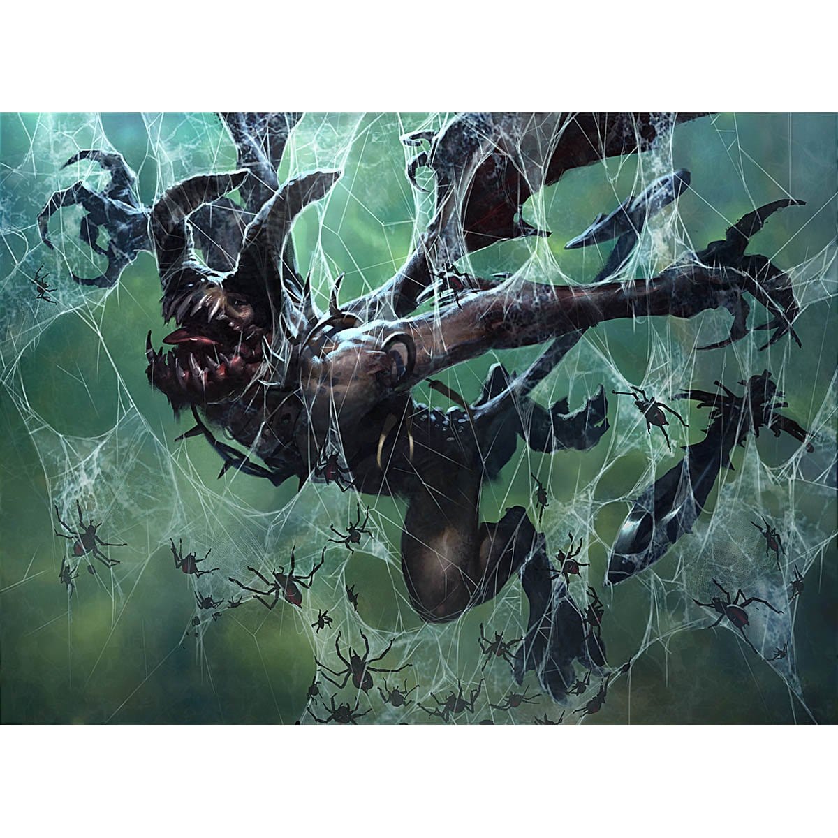 Eaten by Spiders Print - Print - Original Magic Art - Accessories for Magic the Gathering and other card games