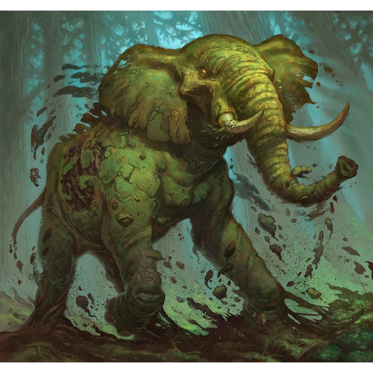 Elephant Token Print - Original Magic Art Elephant Token Print - Original Magic Art