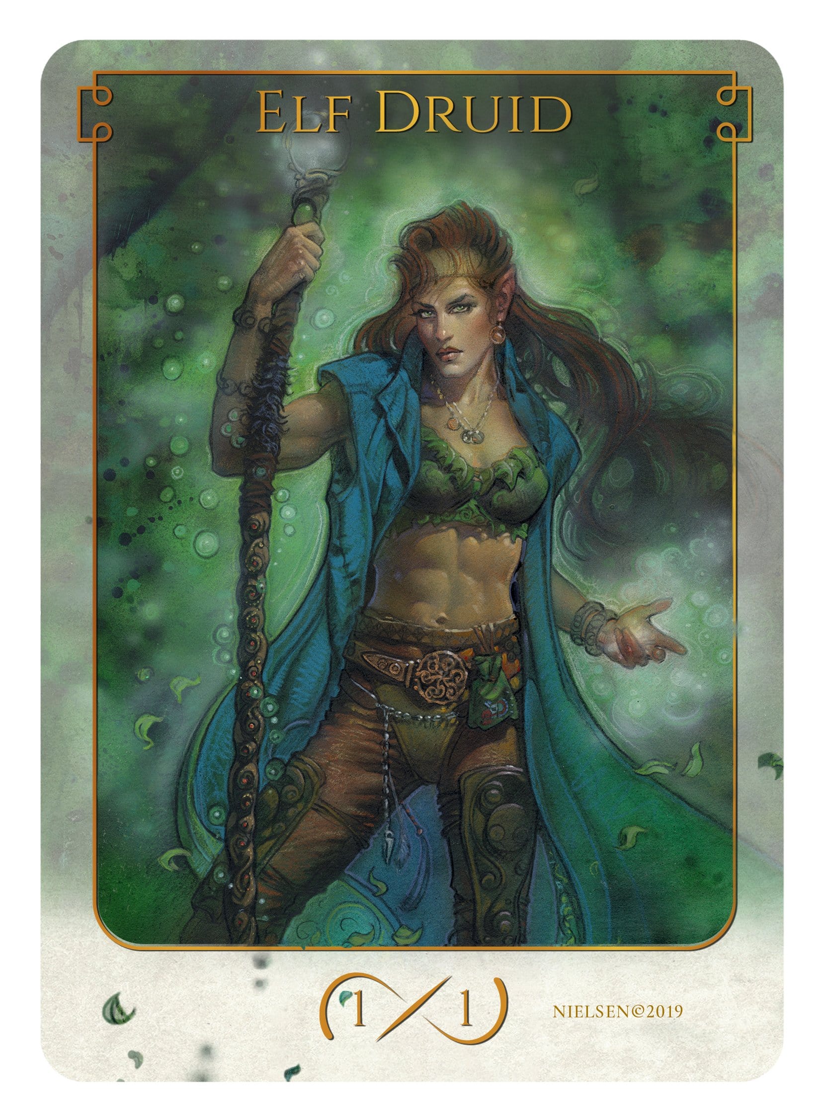 mtg elf token cards Elf Druid Token (1/1) by Tokens of Spirit