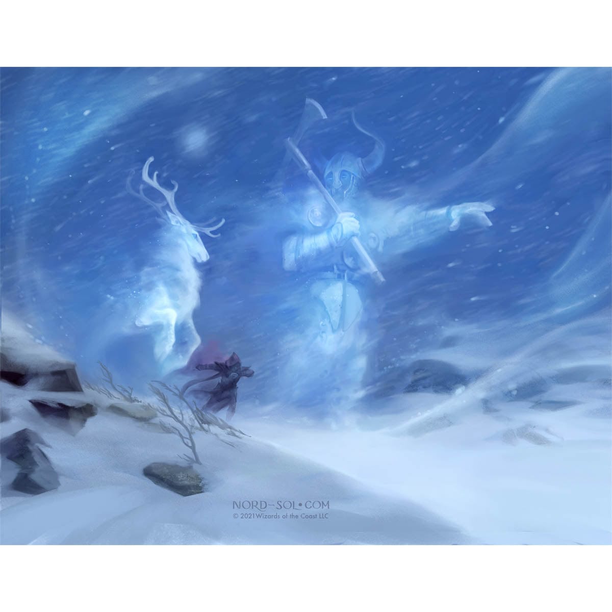elminster mtg card Elminster's Simulacrum Print