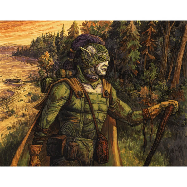 Elvish Pioneer Print - Original Magic Art
