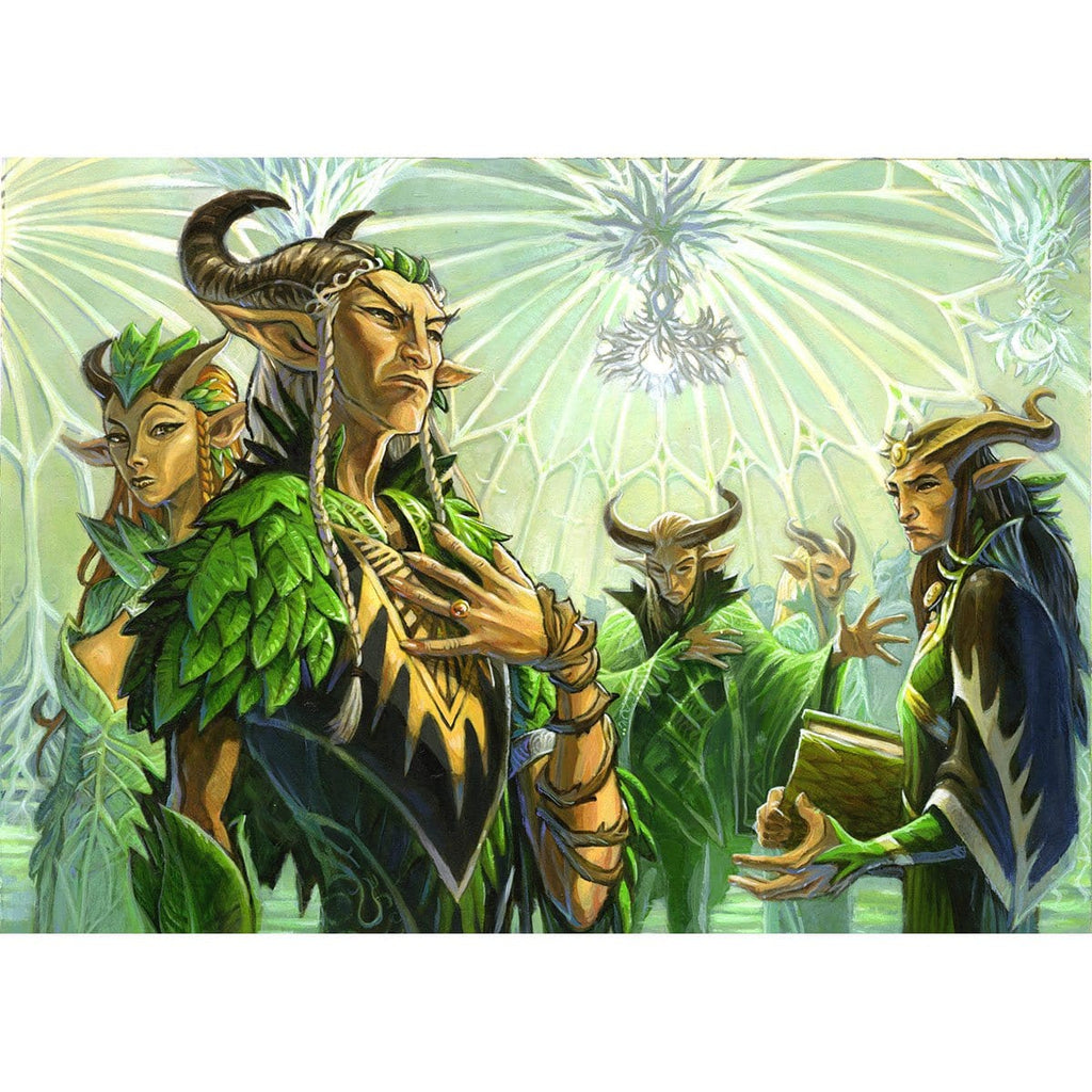 Elvish Promenade Print - Original Magic Art