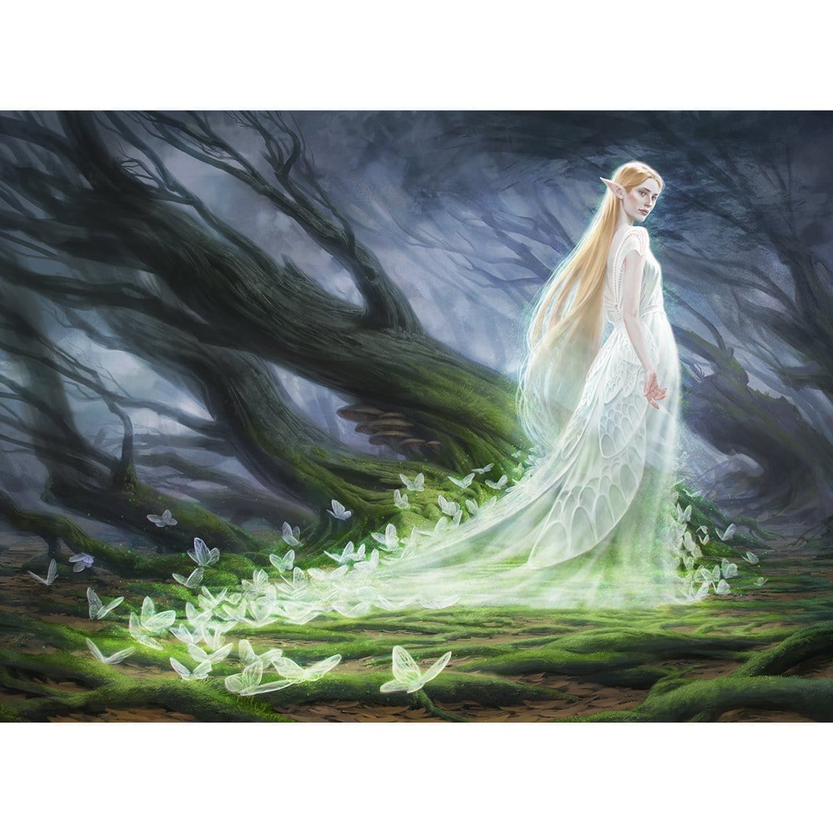 Elvish Spirit Guide Print - Print - Original Magic Art - Accessories for Magic the Gathering and other card games