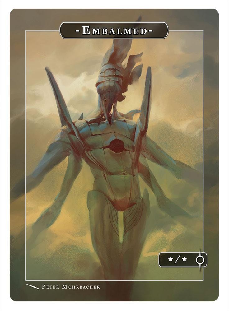 Embalmed Token by Peter Mohrbacher - Original Magic Art Embalmed Token by Peter Mohrbacher - Original Magic Art