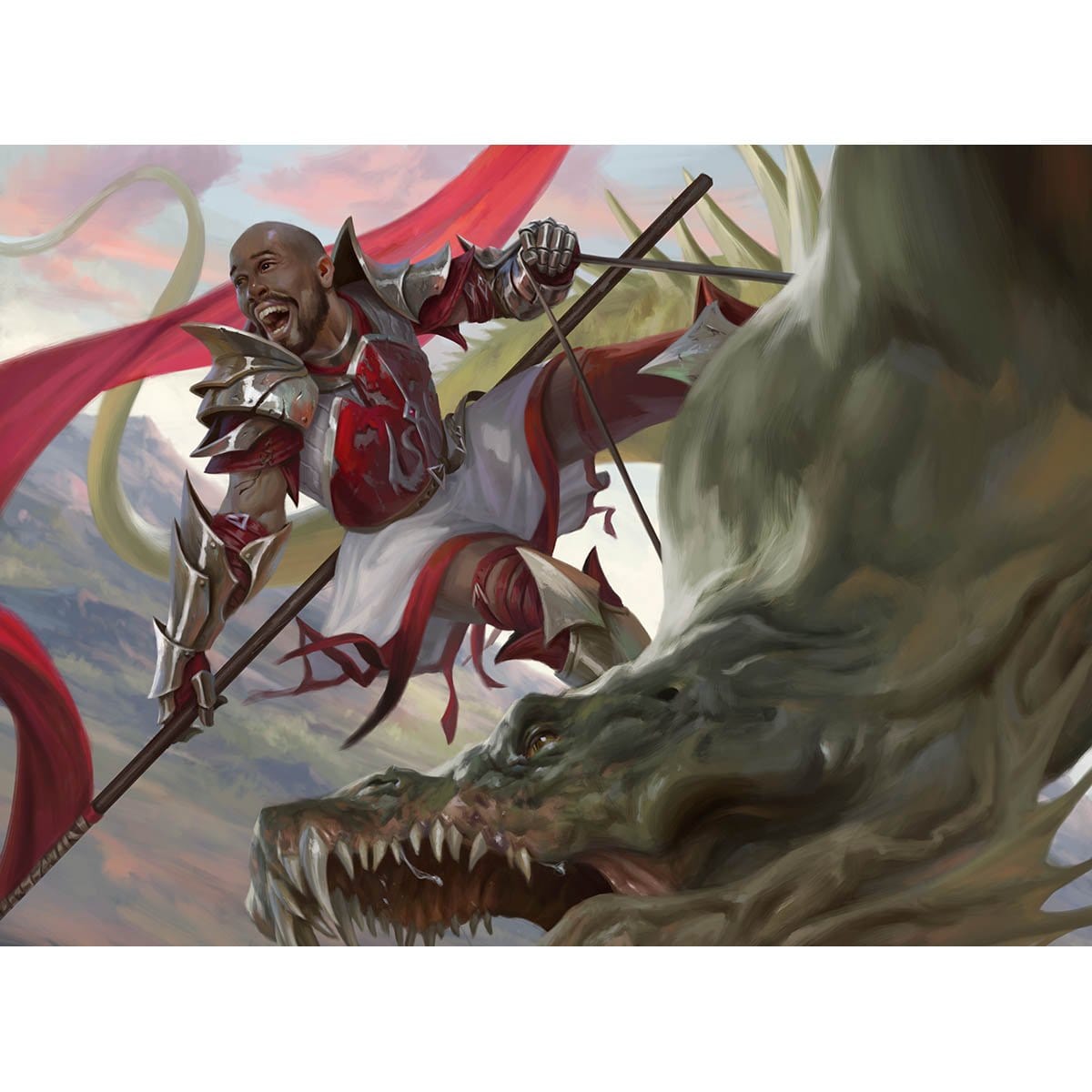 Embereth Skyblazer Print - Print - Original Magic Art - Accessories for Magic the Gathering and other card games