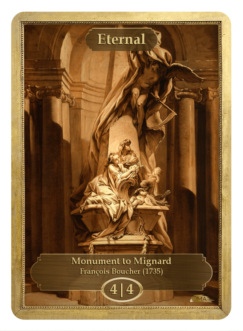 Eternal Counter by Francois Boucher - Token - Original Magic Art - Accessories for Magic the Gathering and other card games