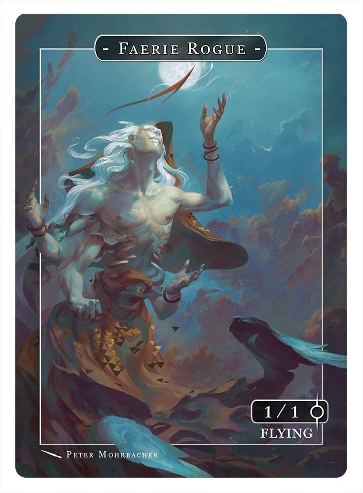 Faerie Rogue Token (1-1 - Flying) by Peter Mohrbacher