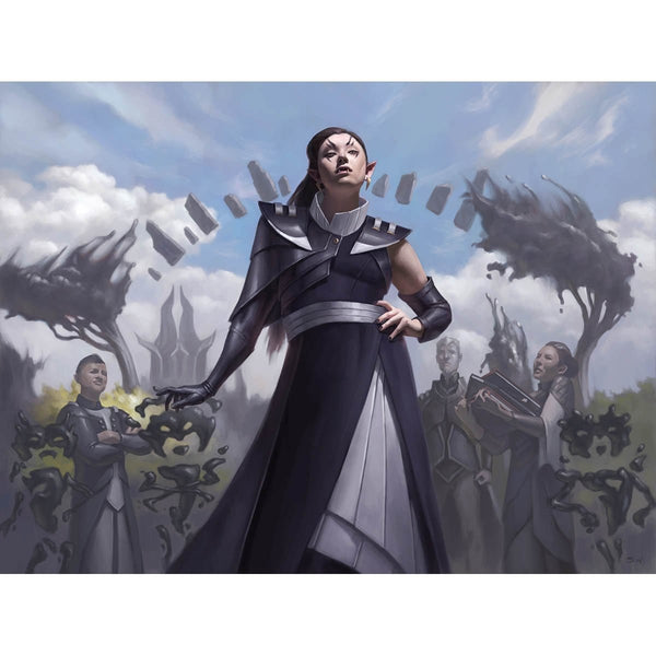 Felisa, Fang of Silverquill Print - Original Magic Art