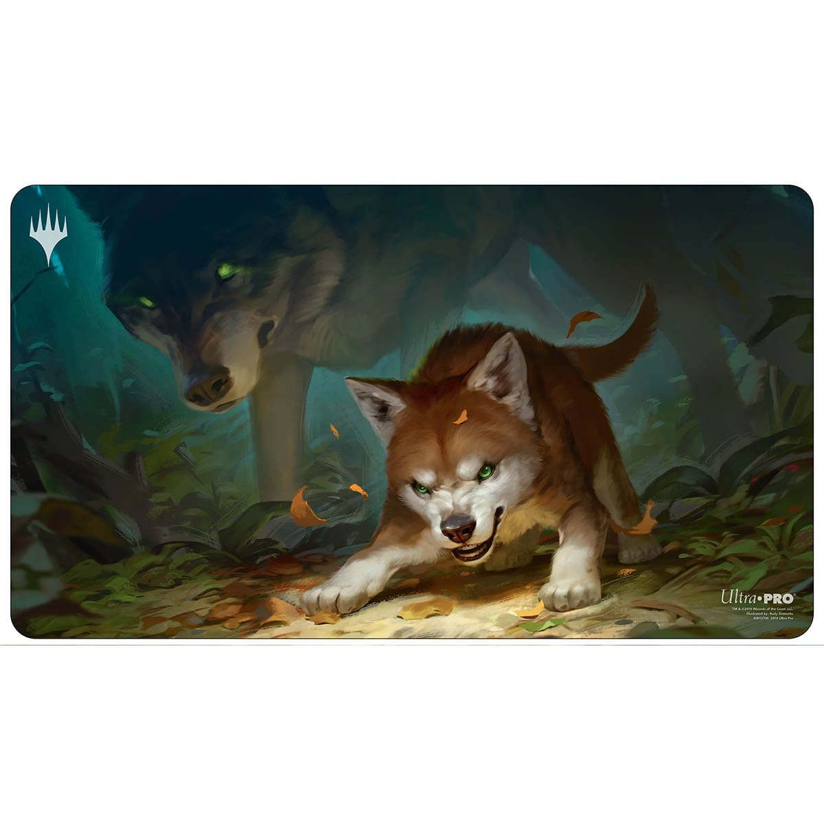 Ferocious Pup Playmat - Playmat - Original Magic Art - Accessories for Magic the Gathering and other card games