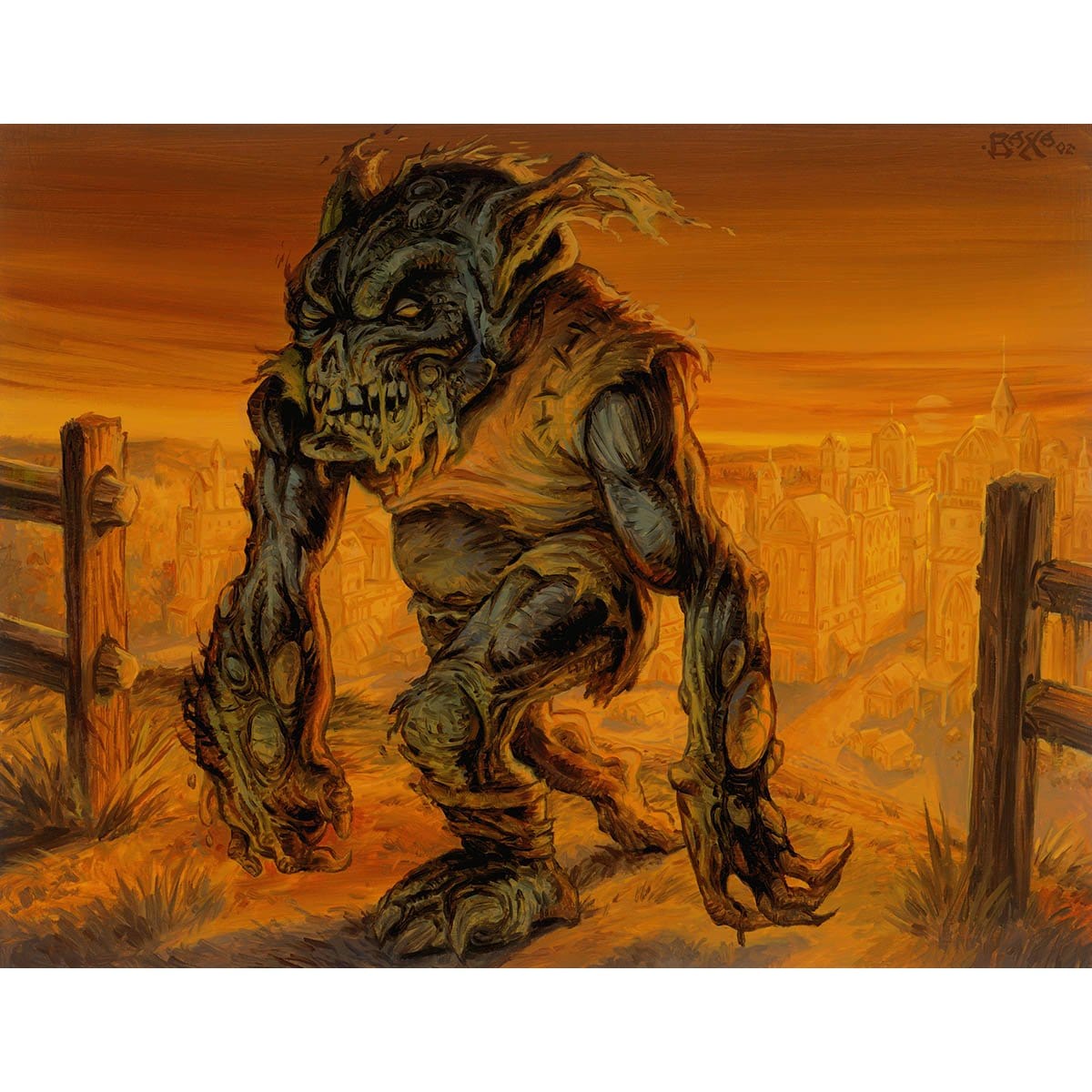 Festering Goblin Print - Print - Original Magic Art - Accessories for Magic the Gathering and other card games