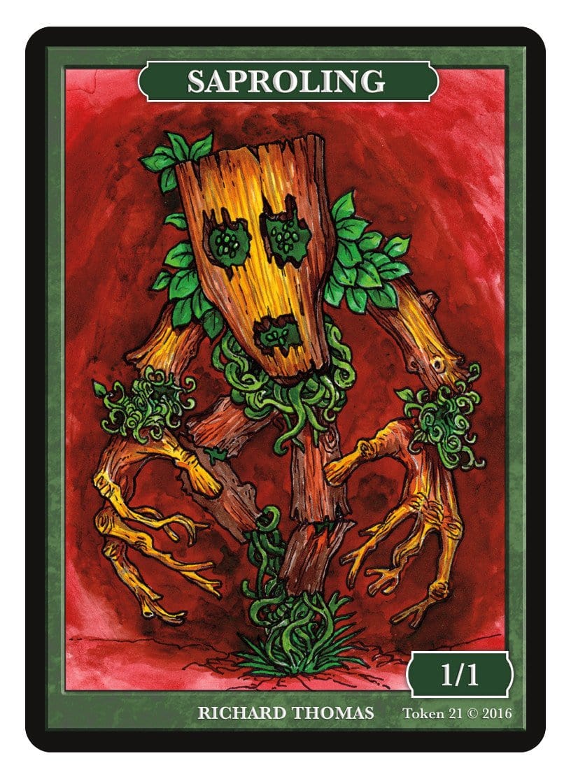 Saproling Token (1/1) by Richard Thomas - Original Magic Art Saproling Token (1/1) by Richard Thomas - Original Magic Art