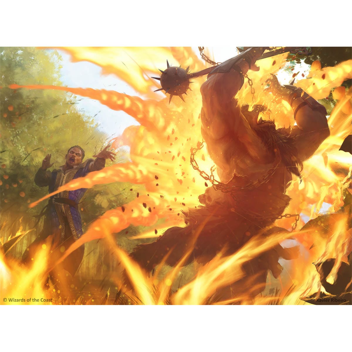 Fireball Print - Original Magic Art