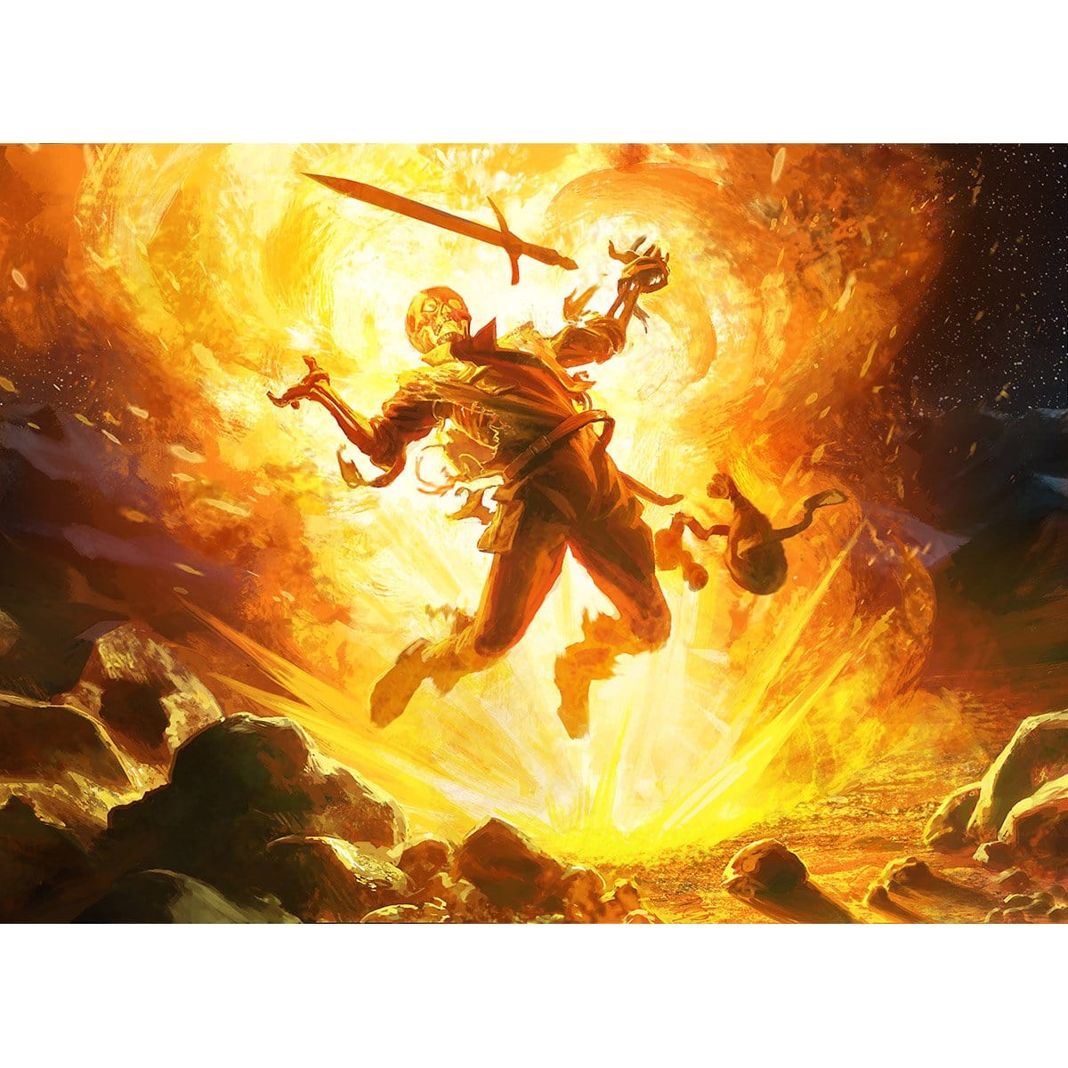 Fireblast Print