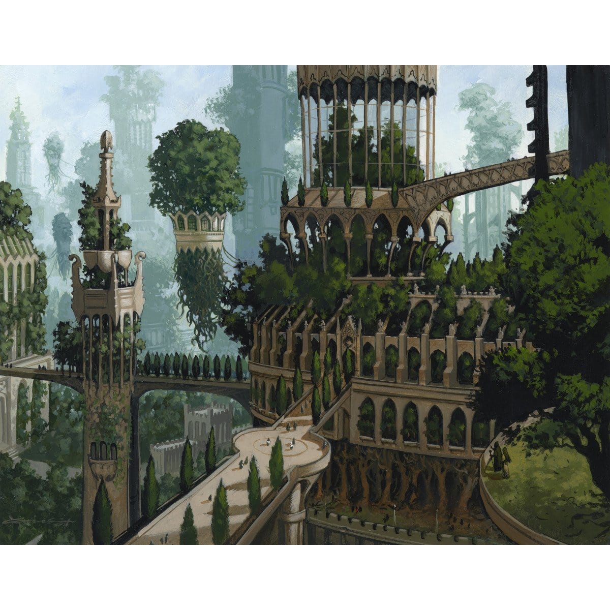 Forest (Ravnica) Print - Original Magic Art Forest (Ravnica) Print - Original Magic Art