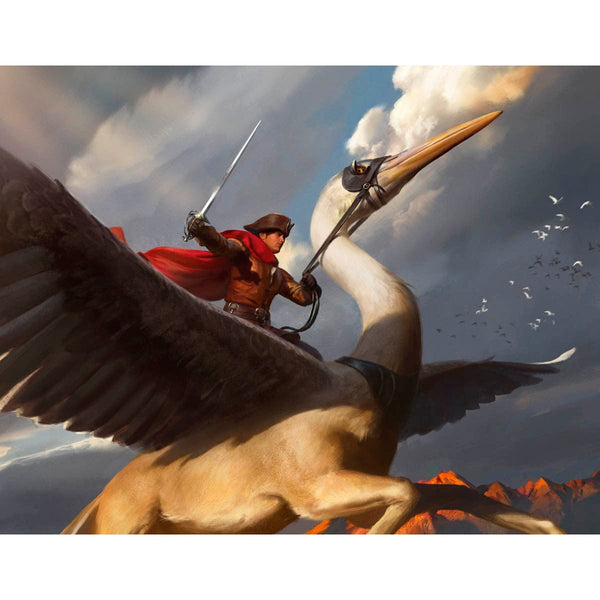 Rem Karolus, Stalwart Slayer Print Original Magic Art