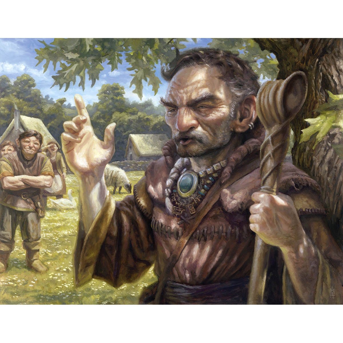 Gaddock Teeg Print - Print - Original Magic Art - Accessories for Magic the Gathering and other card games