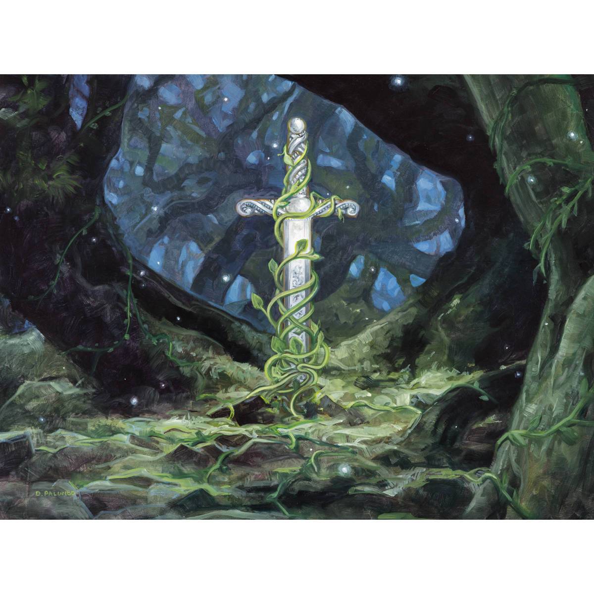 Gaea's Blessing Print - Print - Original Magic Art - Accessories for Magic the Gathering and other card games