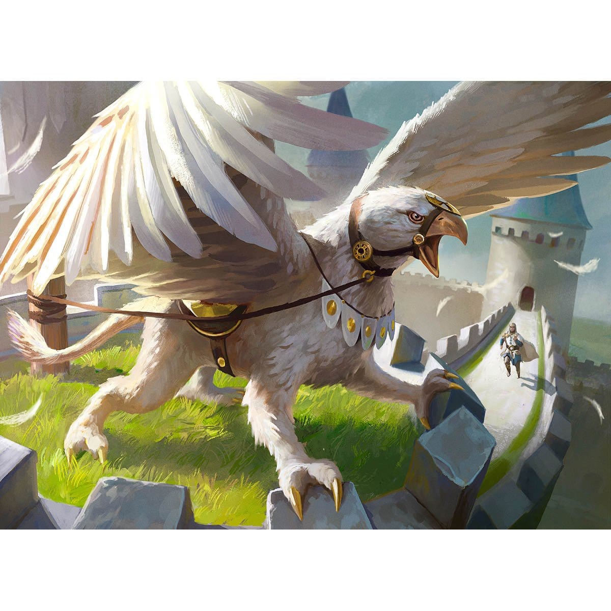 Garrison Griffin Print - Print - Original Magic Art - Accessories for Magic the Gathering and other card games