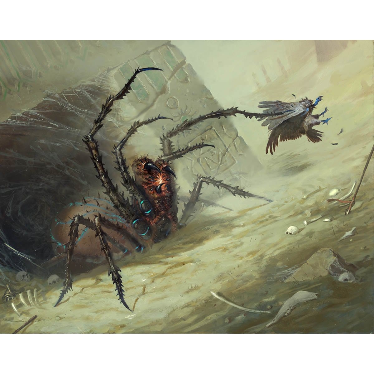 Giant Spider Print Original Magic Art