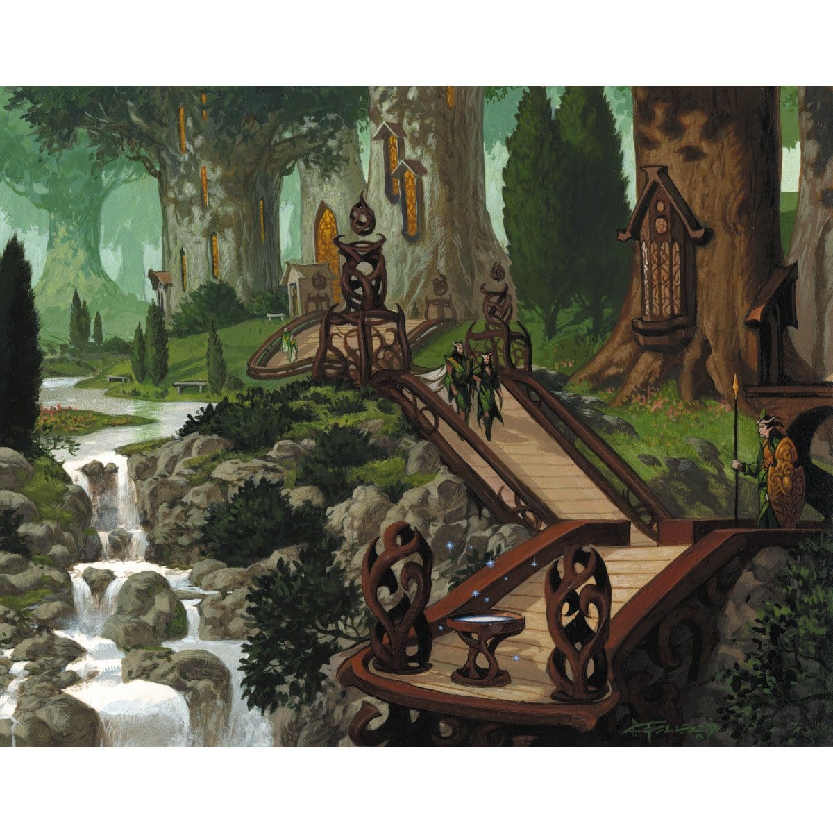 Gilt-Leaf Palace Print