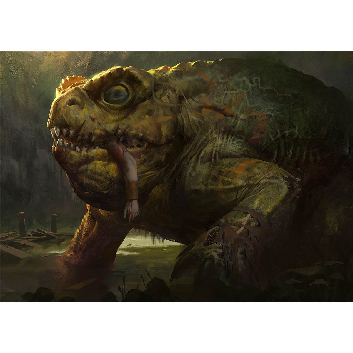 The Gitrog Monster Print - Print - Original Magic Art - Accessories for Magic the Gathering and other card games