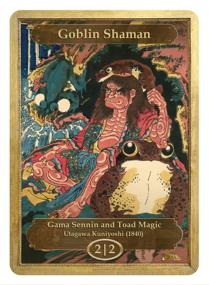 Goblin Shaman Token (2/2) by Utagawa Kuniyoshi