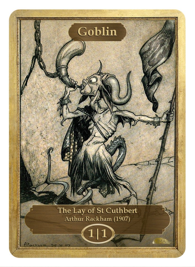 mtg goblin token cards Goblin Token (1/1) by Arthur Rackham