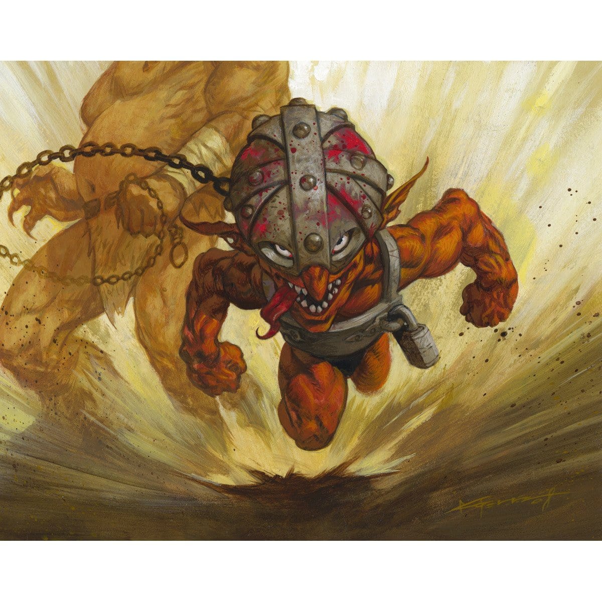 Goblin Lackey Print - Print - Original Magic Art - Accessories for Magic the Gathering and other card games