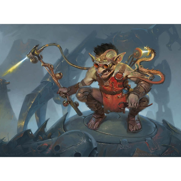 Goblin Welder Print - Original Magic Art