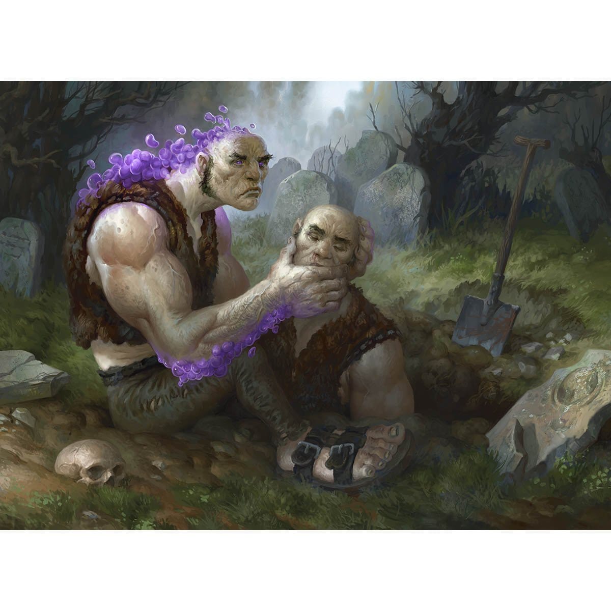 Graveshifterl Print - Print - Original Magic Art - Accessories for Magic the Gathering and other card games