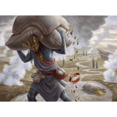 Gray Merchant of Asphodel Print - Original Magic Art