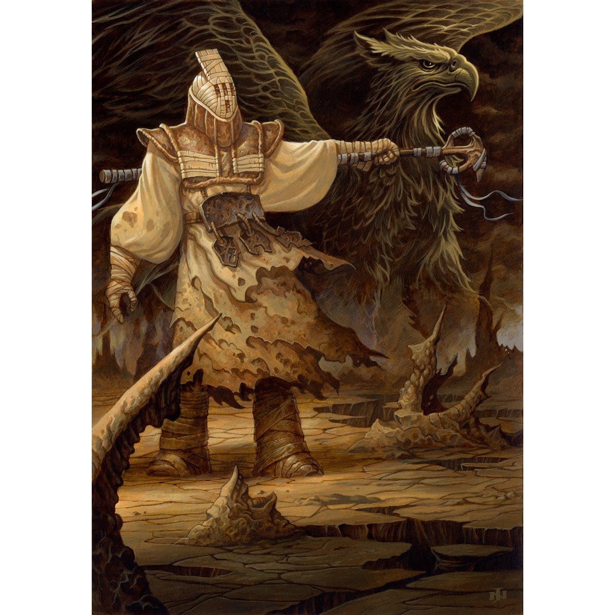 Griffin Guide Print - Print - Original Magic Art - Accessories for Magic the Gathering and other card games