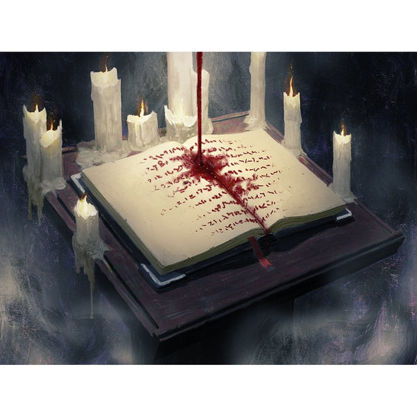 Grim Tutor Print - Original Magic Art