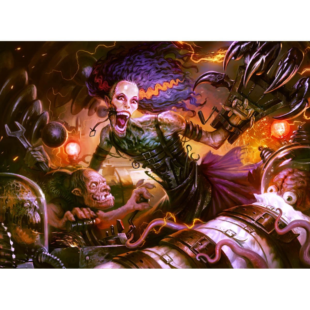 Grusilda, Monster Masher Print - Print - Original Magic Art - Accessories for Magic the Gathering and other card games