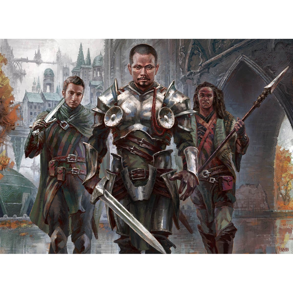Haazda Marshal Print - Print - Original Magic Art - Accessories for Magic the Gathering and other card games