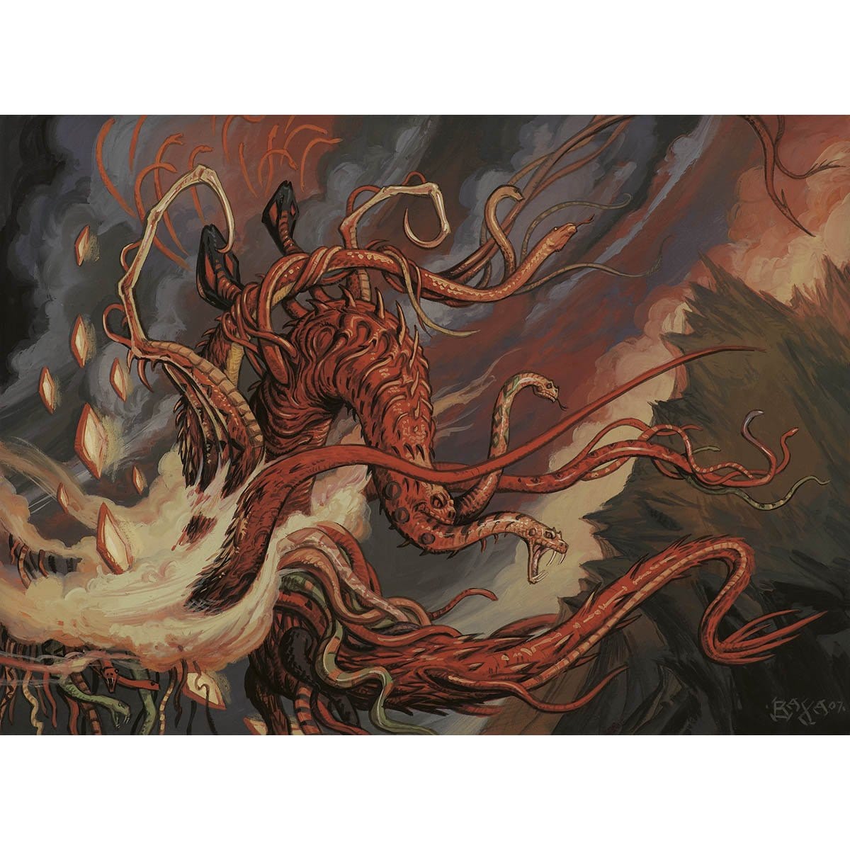 Hateflayer Print - Print - Original Magic Art - Accessories for Magic the Gathering and other card games