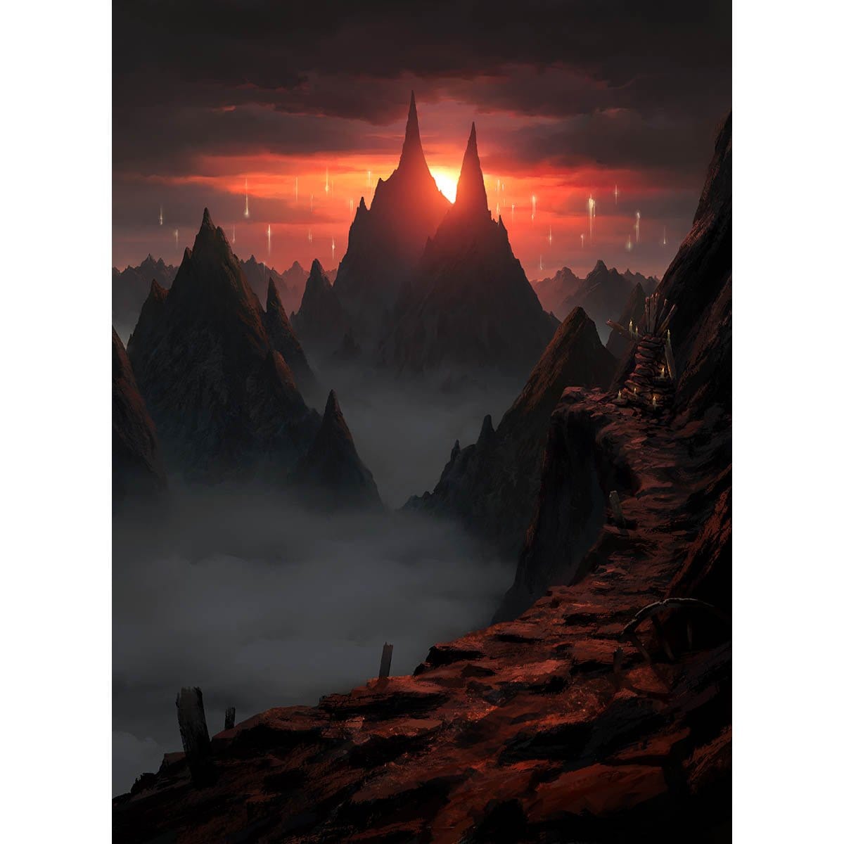 Haunted Ridge Print - Original Magic Art