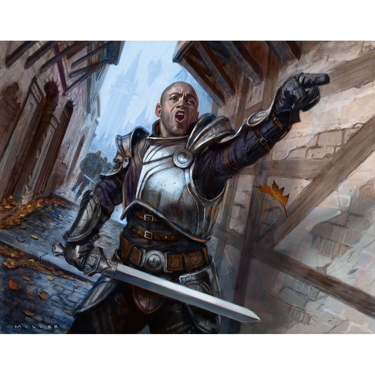 Haazda Officer Print - Print - Original Magic Art - Accessories for Magic the Gathering and other card games