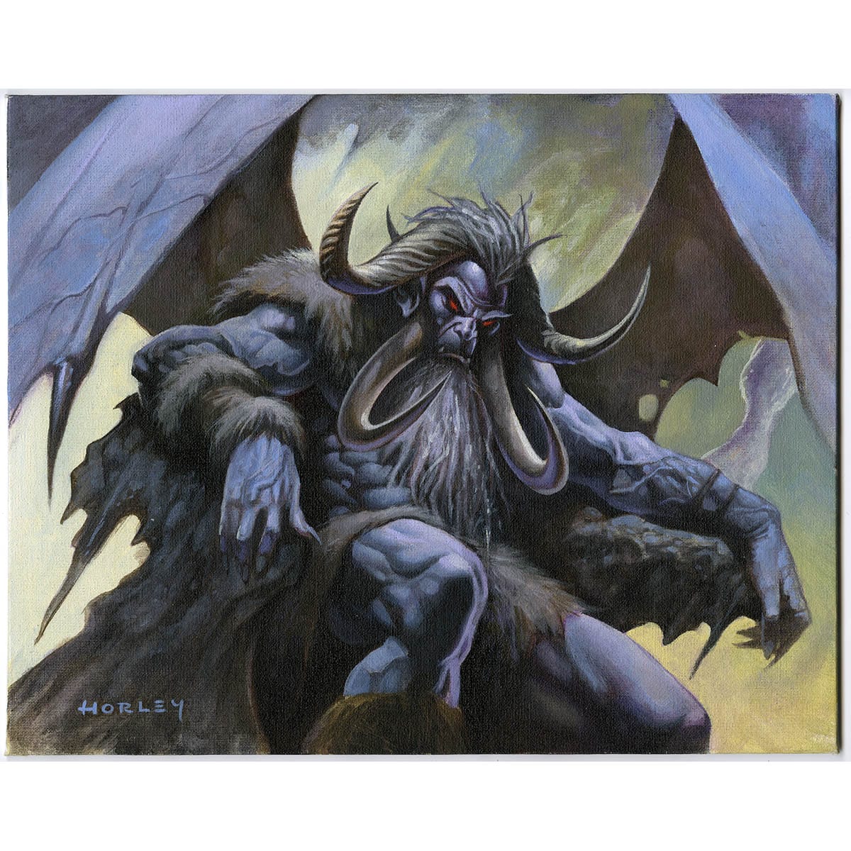 Herald of Leshrac Print - Print - Original Magic Art - Accessories for Magic the Gathering and other card games