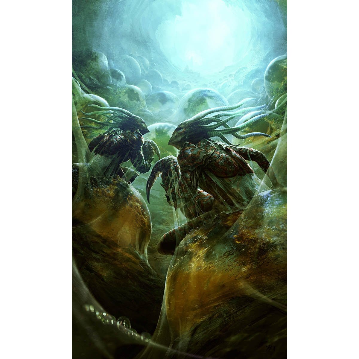 Hive Stirrings Print - Print - Original Magic Art - Accessories for Magic the Gathering and other card games