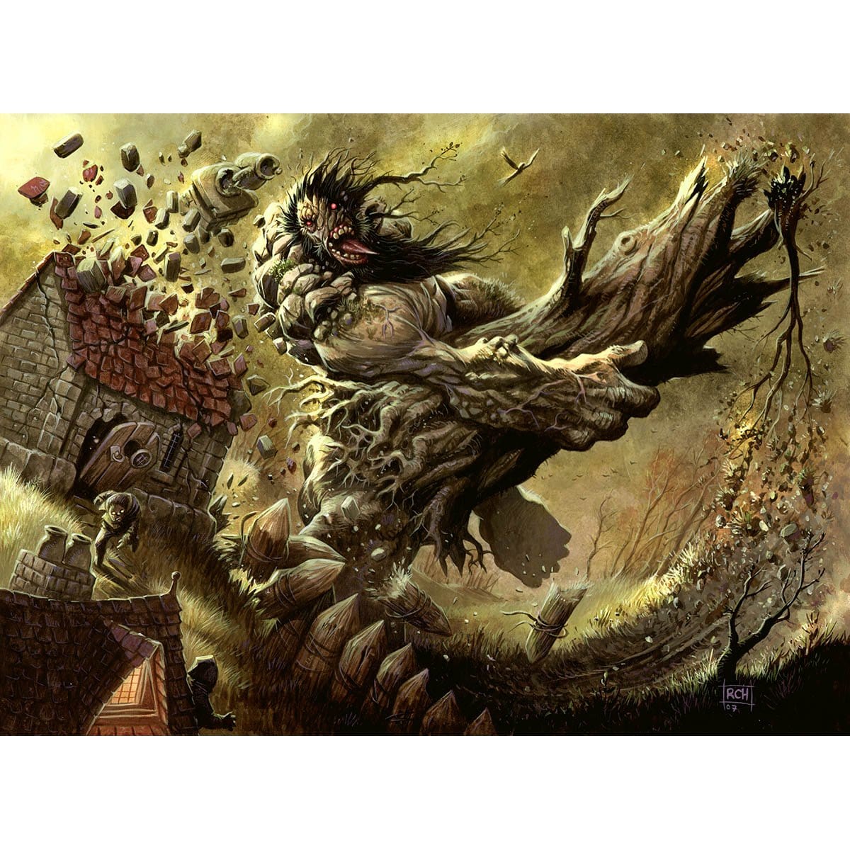 Furystroke Giant Print - Print - Original Magic Art - Accessories for Magic the Gathering and other card games