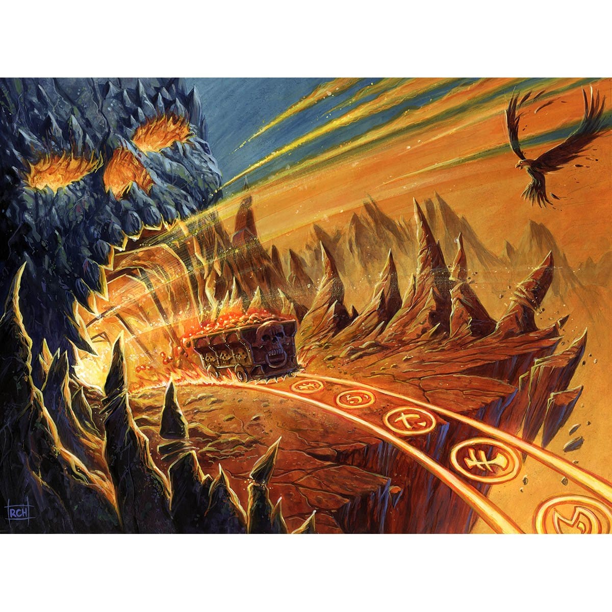 Howling Mine Print - Original Magic Art Howling Mine Print - Original Magic Art