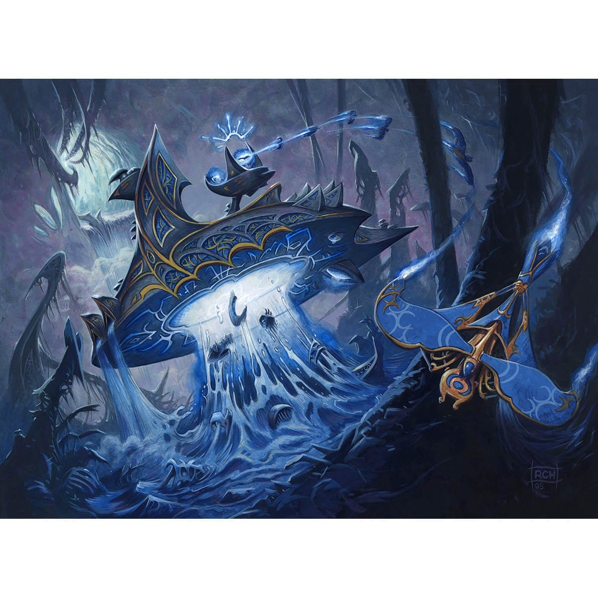 Thopter Foundry Print - Print - Original Magic Art - Accessories for Magic the Gathering and other card games
