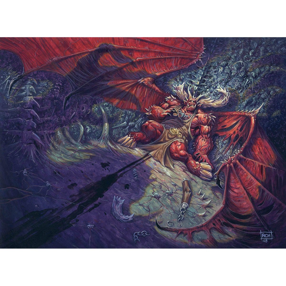 Cruel Ultimatum Print - Original Magic Art Cruel Ultimatum Print - Original Magic Art