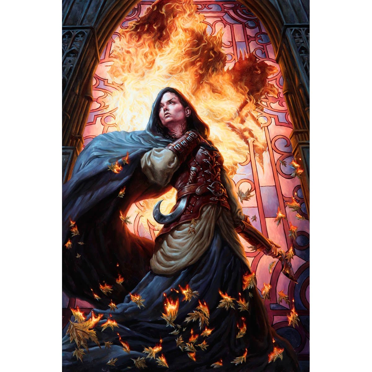 human mtg cards Human Token Print