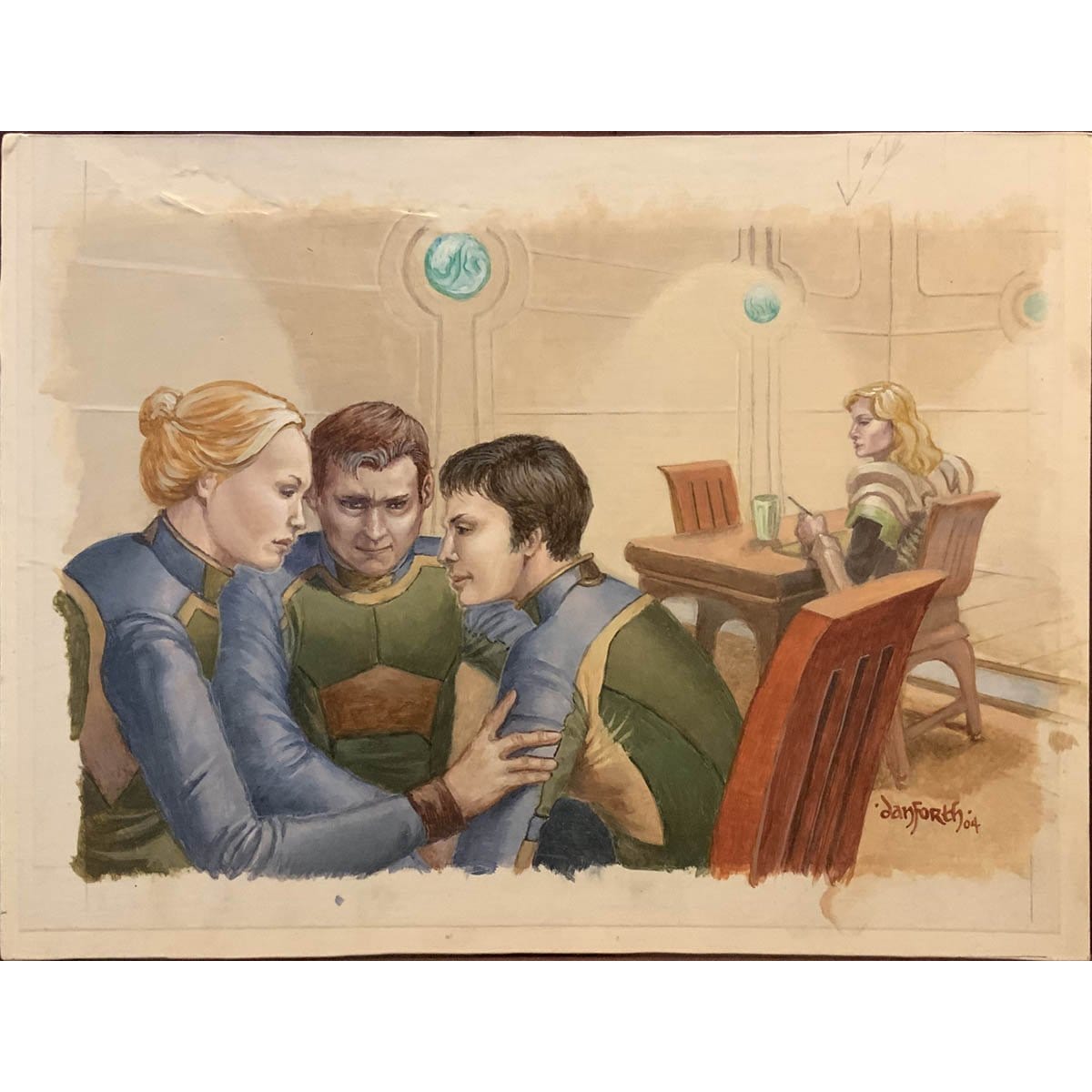 Elizabeth Danforth Conspiracy by Liz Danforth - Original Magic Art