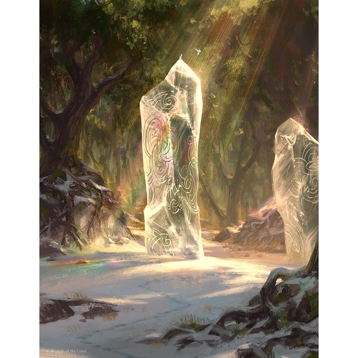 Icy Manalith Token Print