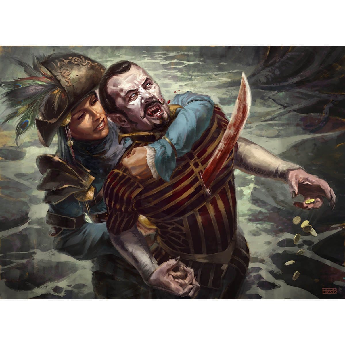 Impale Print - Print - Original Magic Art - Accessories for Magic the Gathering and other card games